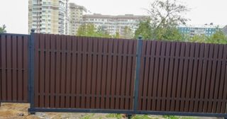 Купить распашные ворота из штакетника Дюртюли, цена от 2729 руб.